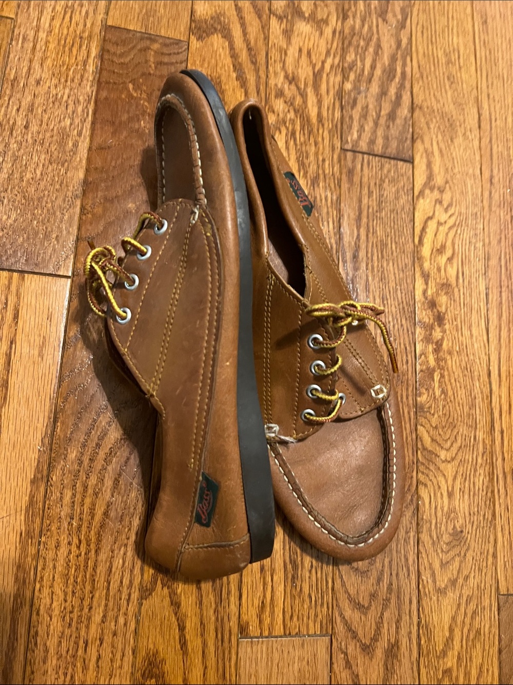 Vintage G.H. Bass & Co. Brown Leather Women's Boat Shoes